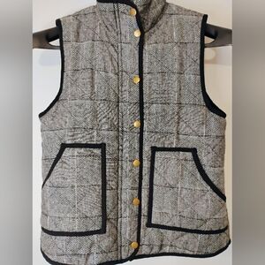 Elegant quilted vest by Blue Rain, women’s size S.